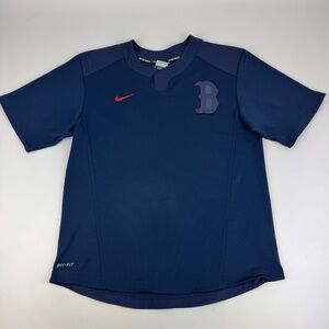 Nike Mens Size S Boston Red Sox David Ortiz Pullover Jersey # 34 Blue